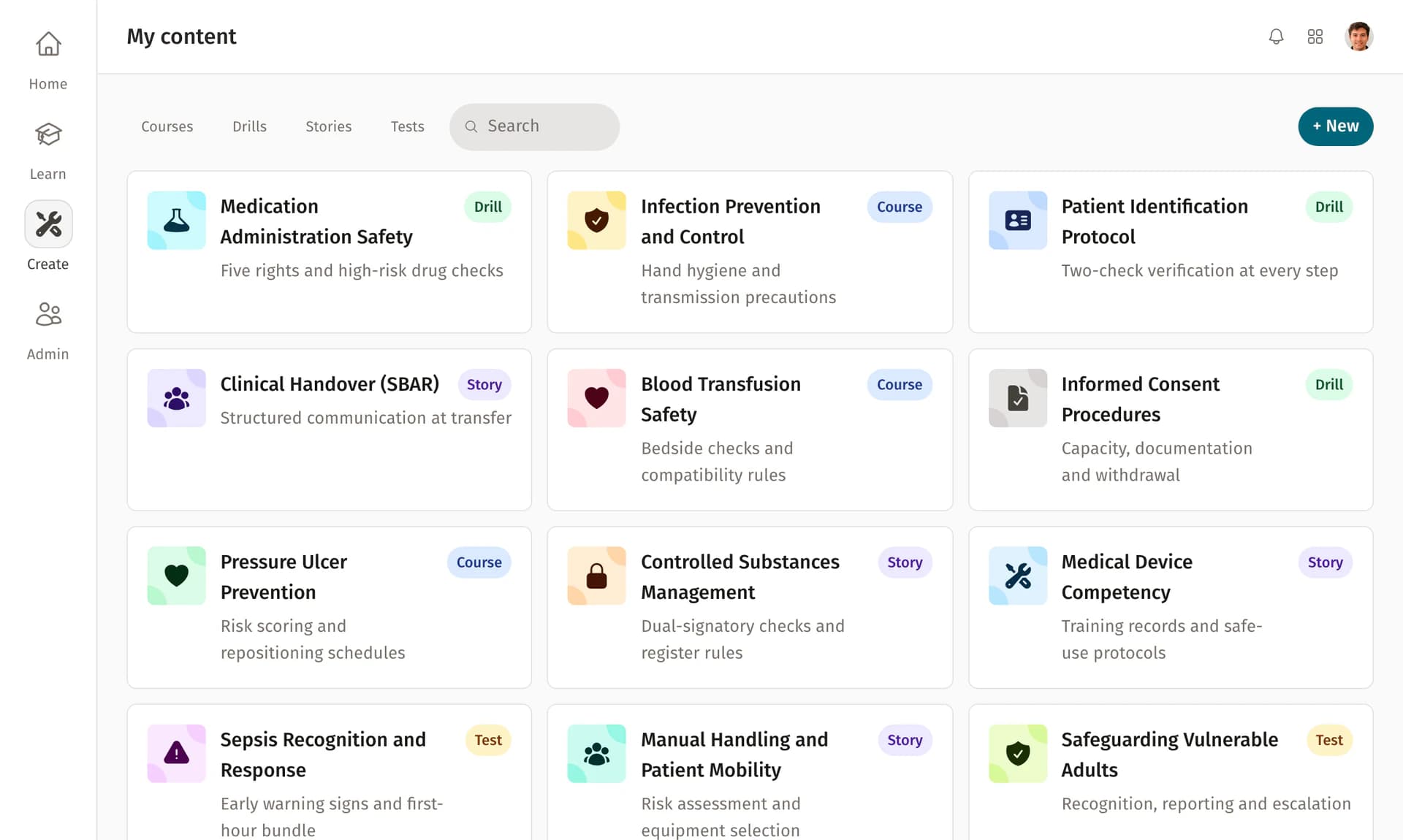 Drillster product feature