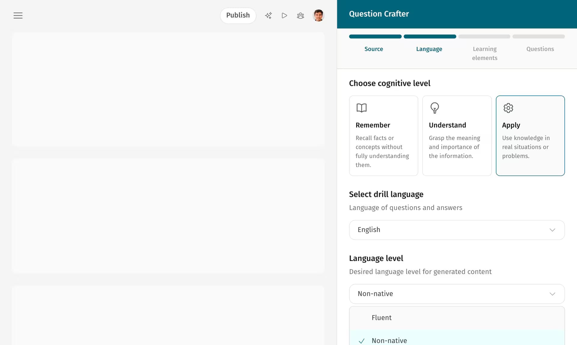 Drillster product feature
