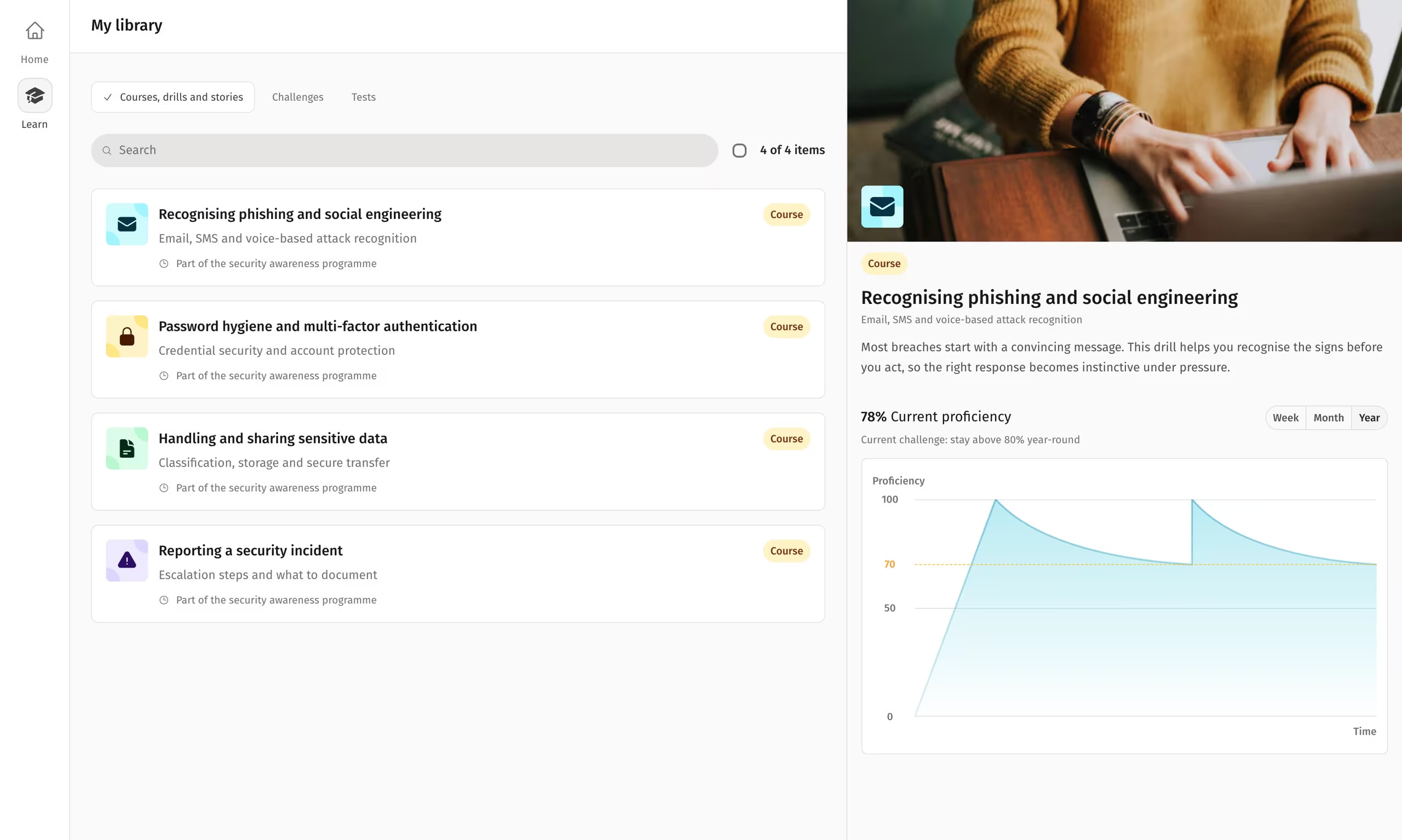 Drillster adaptive learning platform