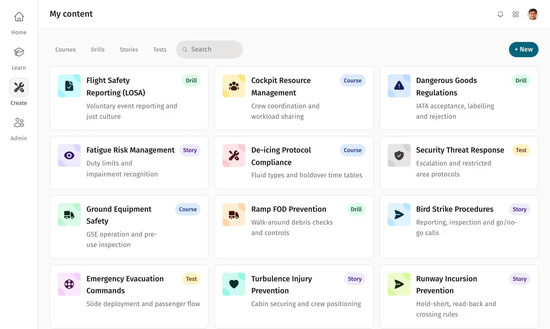Drillster product feature