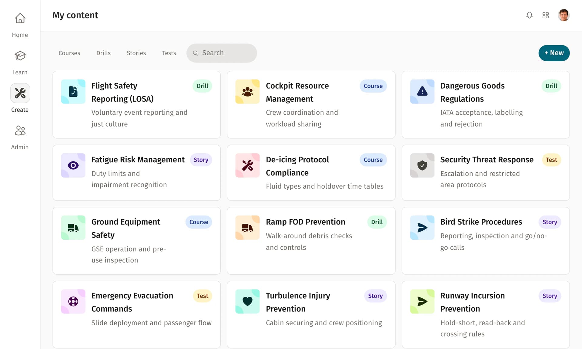 Drillster product feature