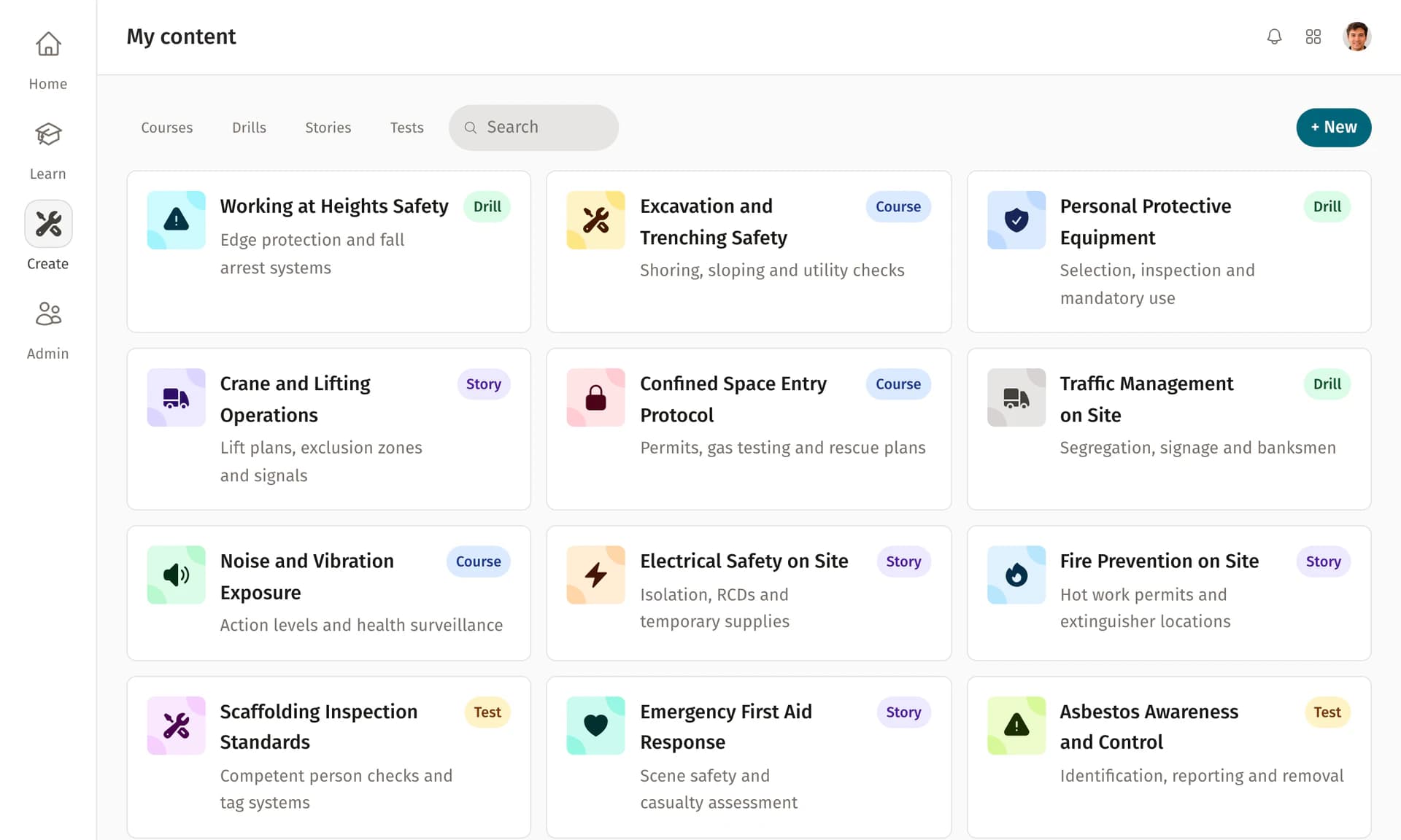 Drillster product feature