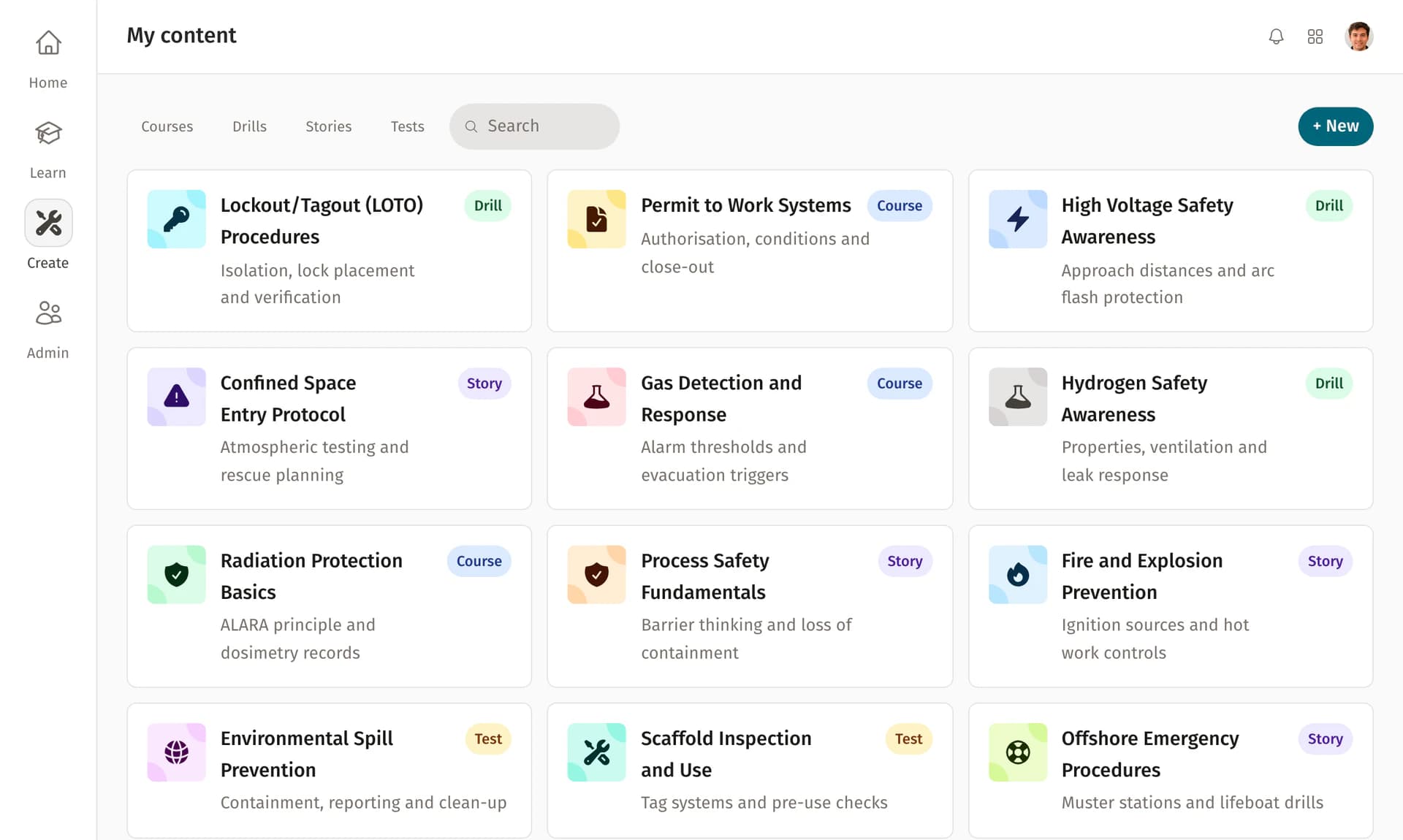 Drillster product feature