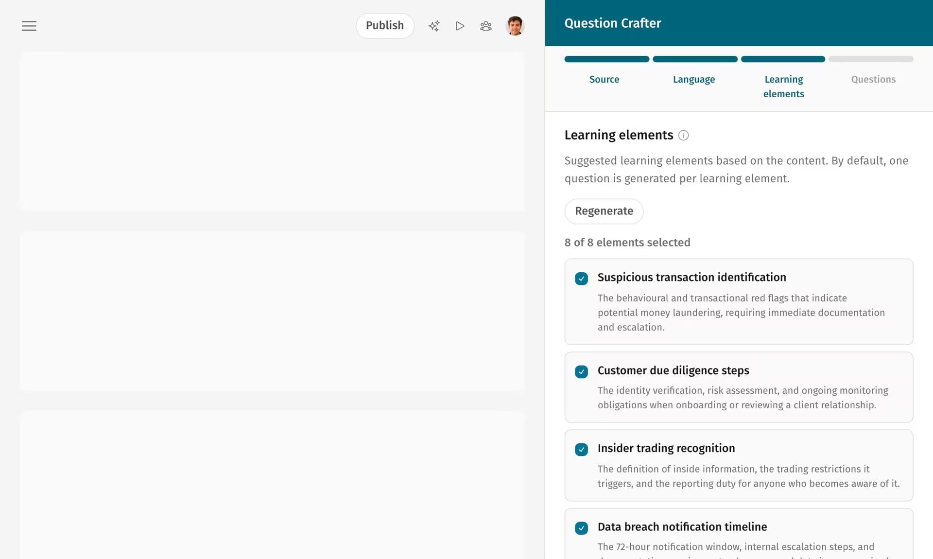 Drillster product feature