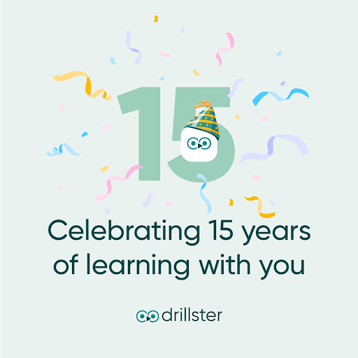 Drillster viert 15 jaar learning with you