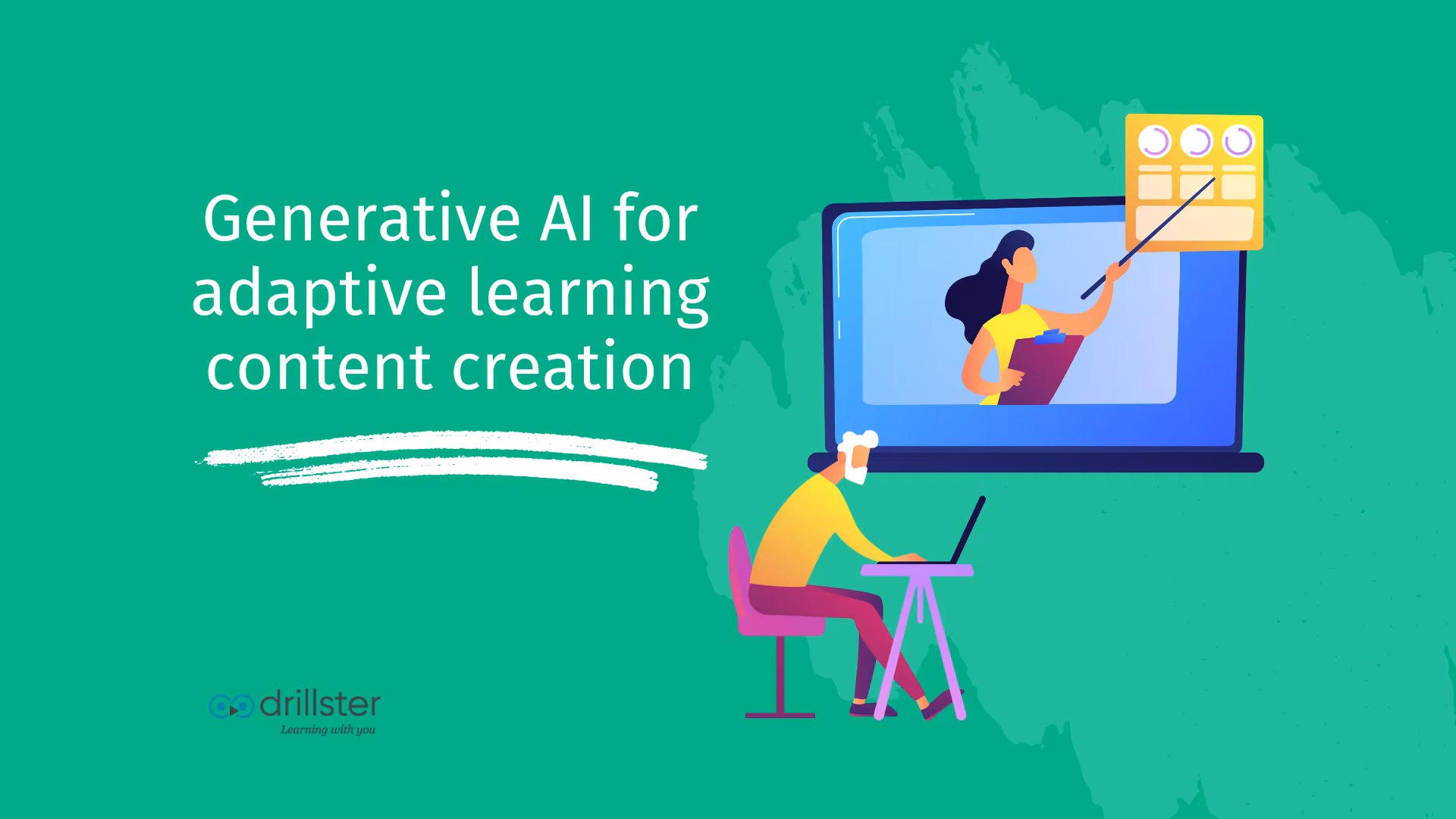 AI-powered question generation interface creating adaptive learning assessments with automated content development for corporate training