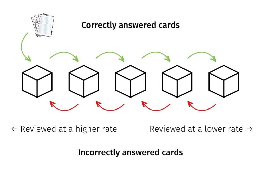 How to Memorize Flashcards using the Leitner Box 