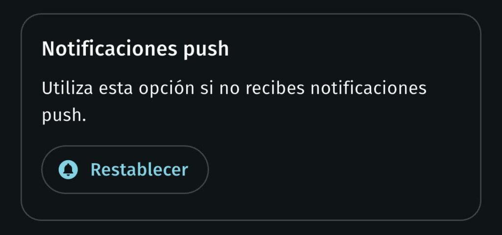 Notificaciones push